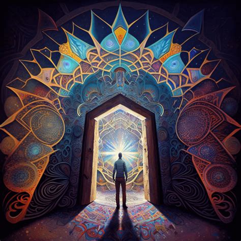 1st person perspective of a DMT experience | Upscaled : r/DosedAI