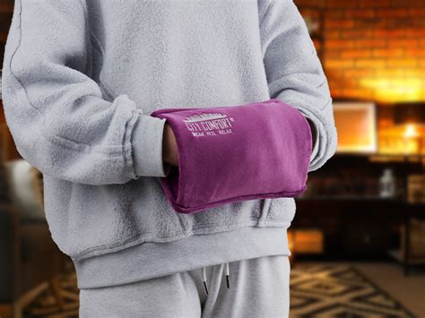 Rechargeable Electric Hot Water Bottle Heat Pad Hour Warmth Temperature Control Detachable