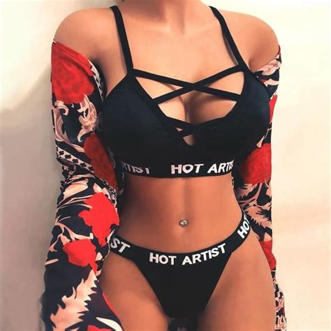 Ensemble De Lingerie Sexy Sous V Tements Pour Femmes Corset Pyjama En Mousseline Haut De