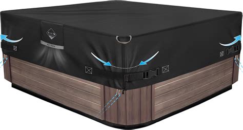 Amazon N Tearing Strength Hot Tub Cover Protector D Upgrade Extra Dense Heavy Duty