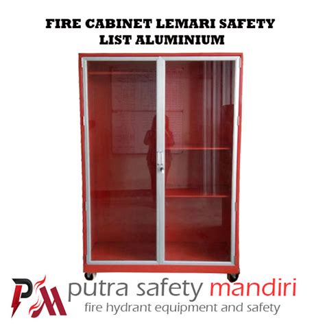 Lemari Safety Plat Aluminium Fire Cabinet Damkar