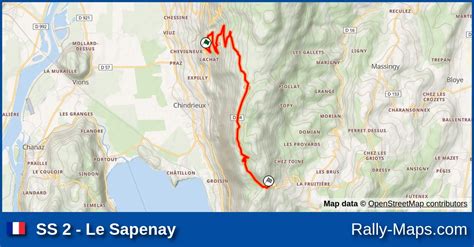 Ss Le Sapenay Stage Map Finale De La Coupe De France Des Rallyes