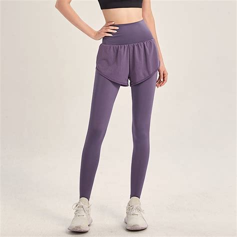 Embarrassment Free Line Nude Pants Fitness Sports Running Quick Drying