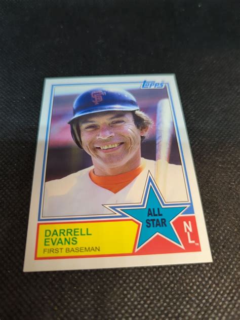 Topps Darrell Evans All Star De Ebay