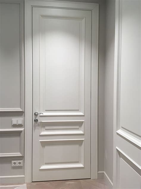 Высокая межкомнатная классическая белая дверь | Doors interior, Design ...