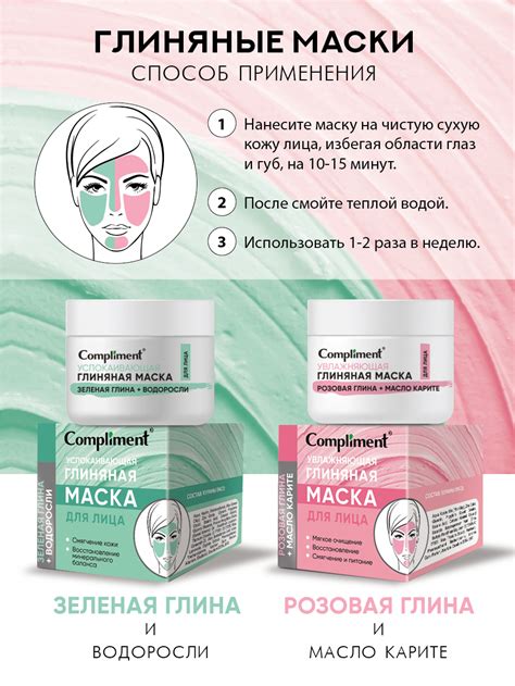 Глиняные маски для лица
