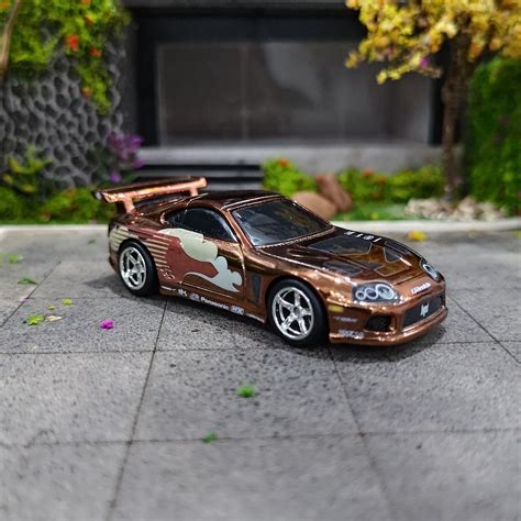豐田 HOTWHEELS Hot Wheels Toyota Supra Fast n Furious 青銅鉻風火輪 蝦皮購物