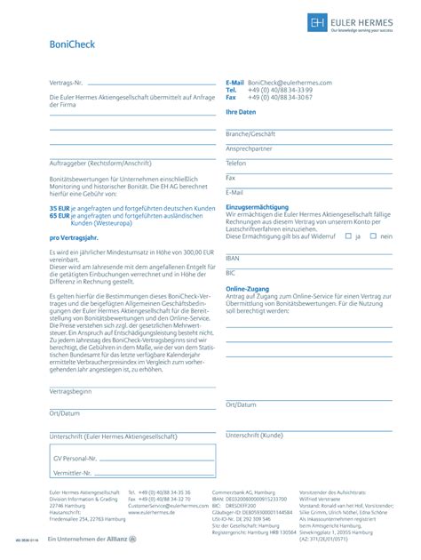 Fillable Online Bonicheck Euler Hermes Fax Email Print Pdffiller