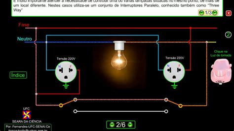 Interruptor Paralelo Three Way Simula O Curto Circuito Avi Youtube