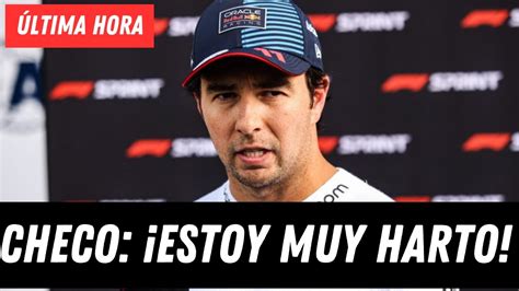 IMPACTANTES DECLARACIONES DE CHECO PÉREZ TRAS QUALY GP DE AUSTRIA