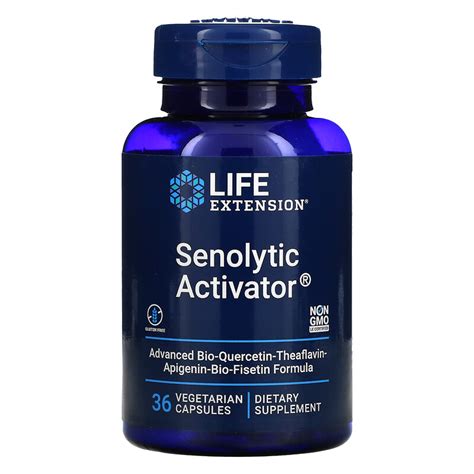 Life Extension, Senolytic Activator, 36 Vegetarian Capsules - iHerb