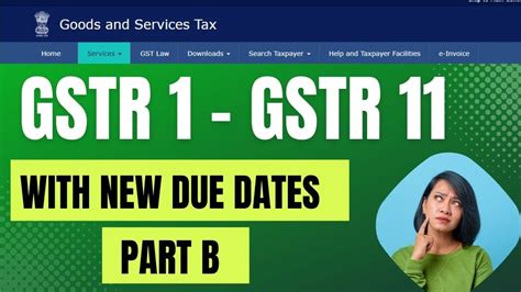 Gst Returns All Types To Gst Returns New Due Dates From 01 Oct 2023