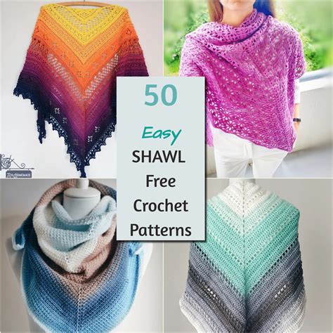 easy crochet shawl patterns