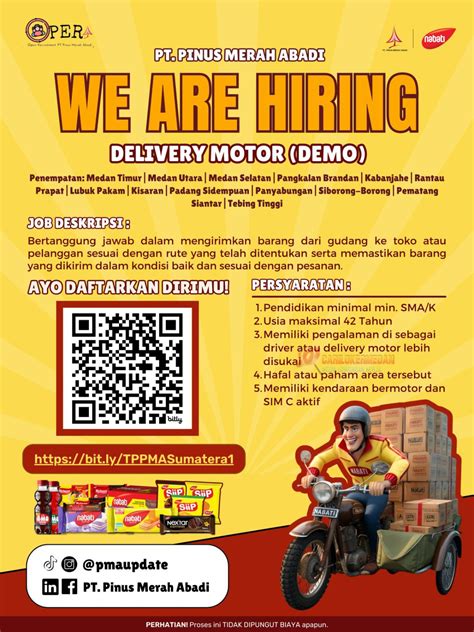 Loker SMA SMK Di PT Pinus Merah Abadi Medan Agustus 2024