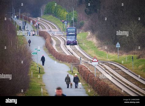 Manchester Guided Busway Section Of Leigh Salford Manchester Bus Rapid