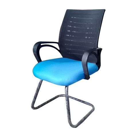 Mild Steel 1 Seater Staff Visitor Chair For Office With Armrest At Rs