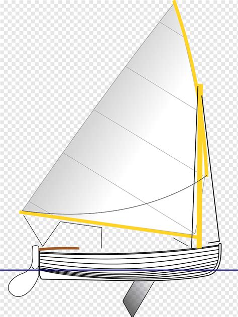 Dinghy Sailing Yawl 12 Foot Dinghy Sail Angle Triangle Foot Png