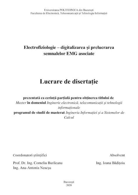 Pdf Electrofiziologie Digitalizarea I Prelucrarea Sistemul