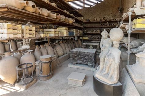 Vessels Pots And A Variety Of Artifacts Surviving Eruption Of Vesuvius