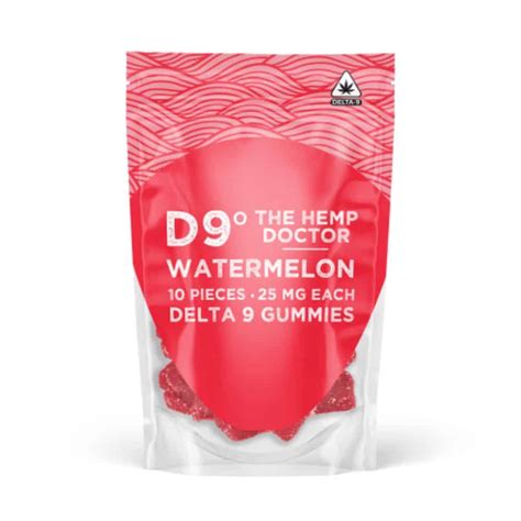 Delta 9 Gummies 250mg The Hemp Doctor 10x Delta 9 Edibles