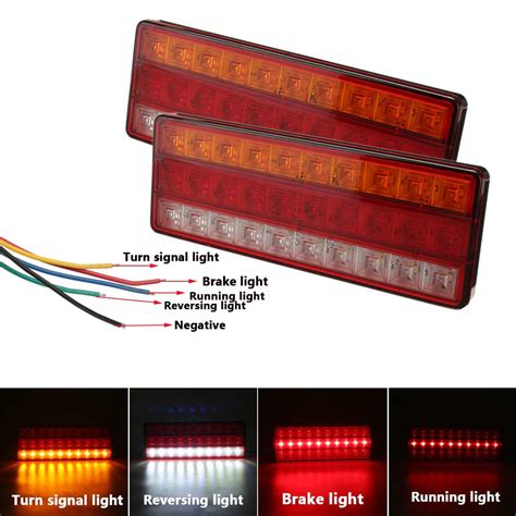 2 Stuks 12v 24v 30 Led Auto Vrachtwagen Achterlich Grandado