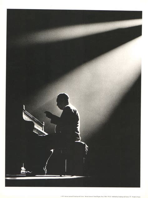 Duke Ellington Paris 1958 By Herman Leonard 10 X 12 Inches Art Pri