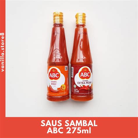 SAOS Sambal ABC 275 ML Dibuat Dari Cabai Pilihan Yang Dipetik Dikemas