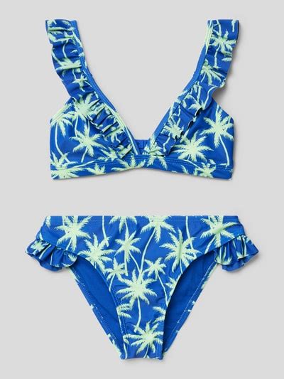 Shiwi Bikini Met All Over Motief Model Bella In Blauw Online Kopen P C