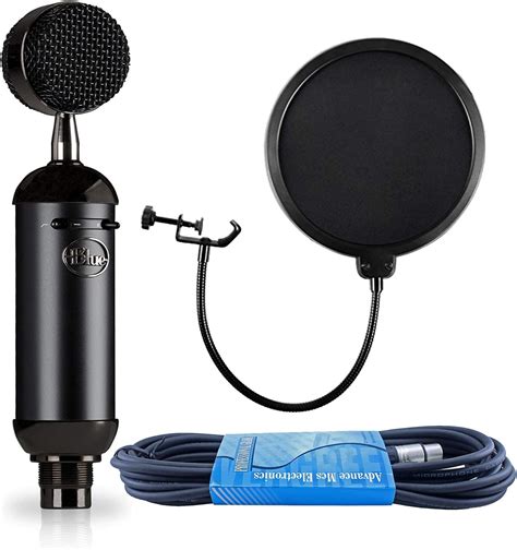 Amazon.com: Blue Spark Blackout SL XLR Condenser Microphone Bundle with ...