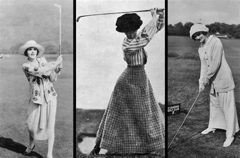 Swinging Through Time Vintage Photographs Of Women Playing Golf In The