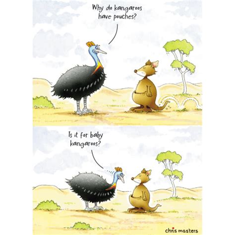 Birdwit Why Do Kangaroos Have Pouches Funny Birthday Card Humour Cards On Onbuy