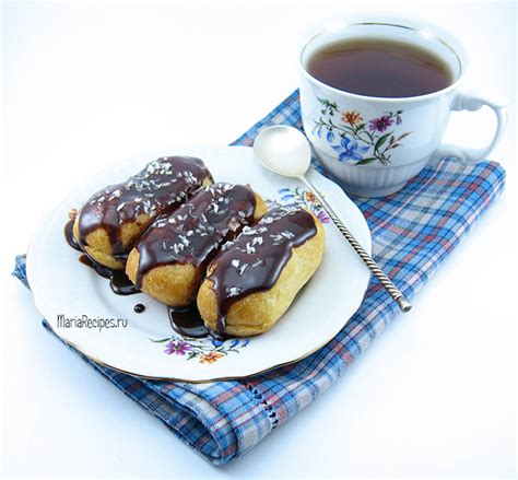 Пирожное эклер - Кулинарные рецепты