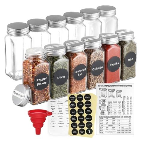 2 Oz Glass Spice Jars Healthy