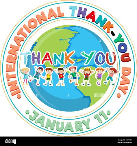 International thank you day icon illustration Stock Vector Image & Art ...