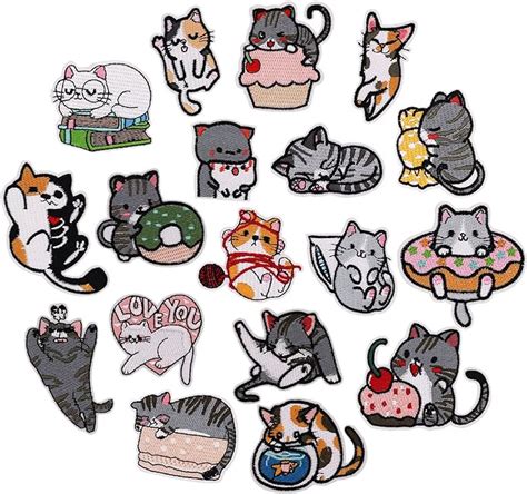 Amazon Winrase Pcs Cat Iron On Patches Embroidered Motif