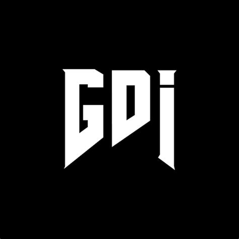 Premium Vector | GDI letter logo design for technology company GDI logo ...