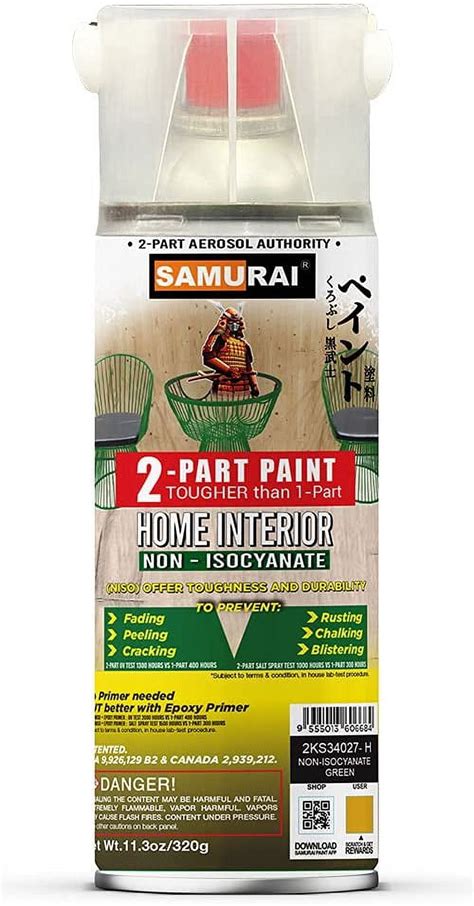 Samurai Part Non Isocyanate Niso Spray Paint For Home Interior