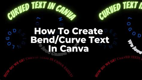 Bend Text In Canva Ways To Use Curve Text Effect Tool