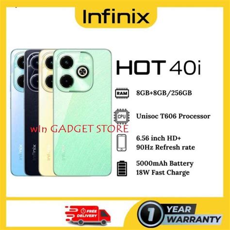 Original Infinix Hot I Smartphone Gb Gb Ready Stock W Fast Charge Lazada