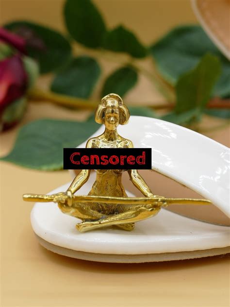 Erotic Decoration Naked Samurai Warrior Japanese Woman With Etsy