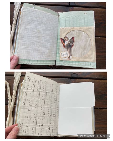 In X In Fabric Covered Naked Junk Journal Junk Etsy