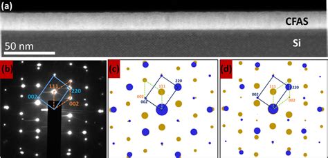 A Low Magnification Haadf Stem Image Showing An Overview And