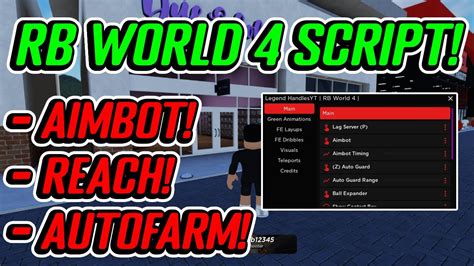 New Rb World Script Gui Hack Autofarm Aimbot Reach And More