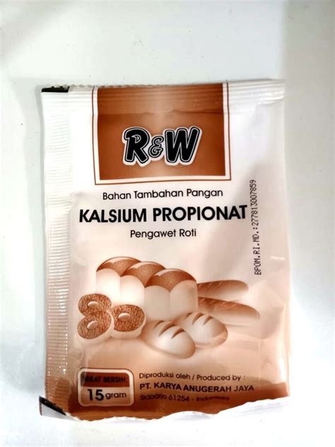 R W Kalsium Propionat Pengawet Roti 15gr Lazada Indonesia