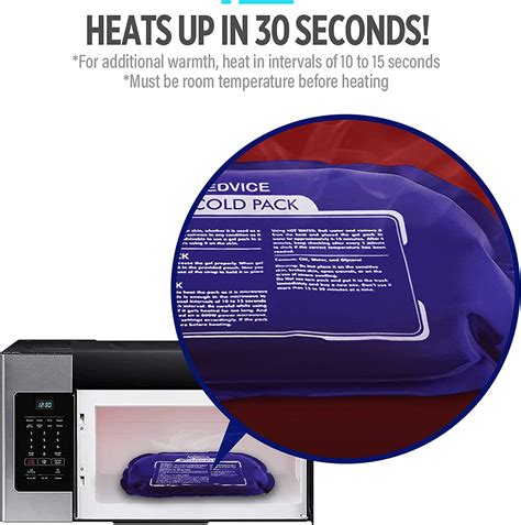 Medvice Reusable Hot Cold Ice Packs For Injuries Pain Relief Gel Wraps For Knees Back
