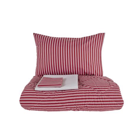 Nautica Home Maritime Stripe Çift Kişilik Comfort Set Red Karaca