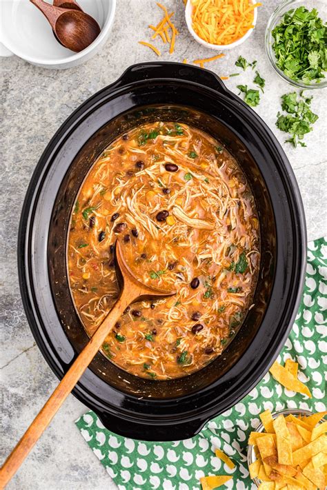 Slow Cooker Chicken Tortilla Soup The Magical Slow Cooker