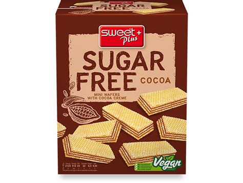 SUGAR FREE мини вафли без захар с какаов крем, 180 g • ЗИВ