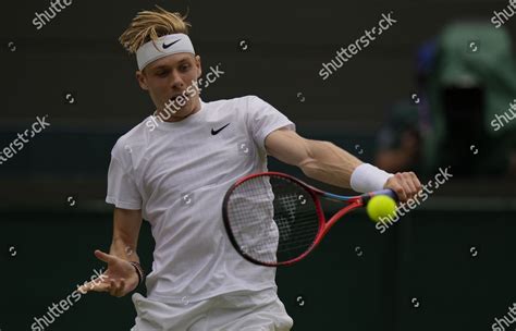 Canadas Denis Shapovalov Plays Return Russias Editorial Stock Photo