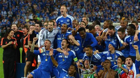 Chelsea Etch New Name On Trophy Uefa Champions League Uefa